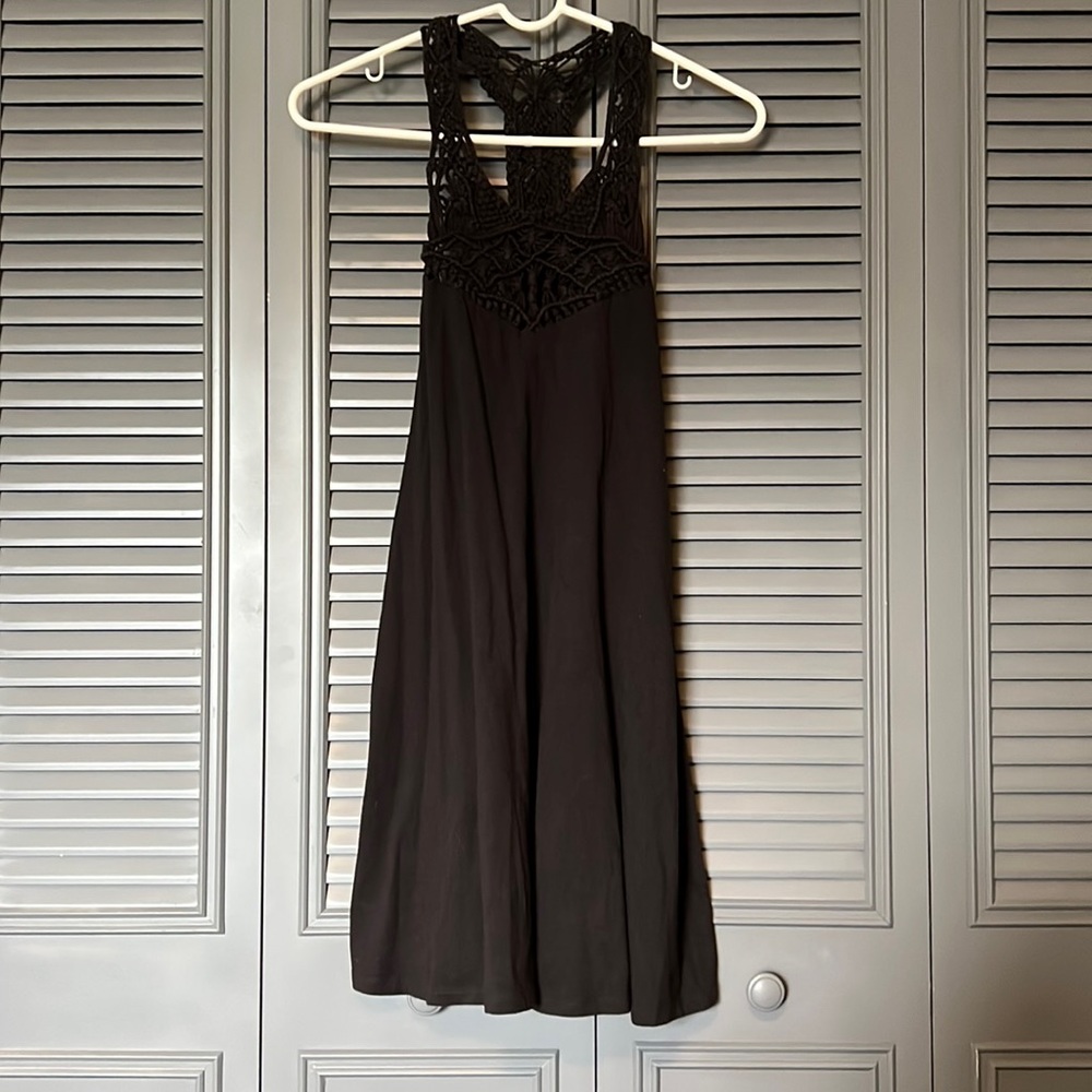 Billabong : Black Lace Top - Small